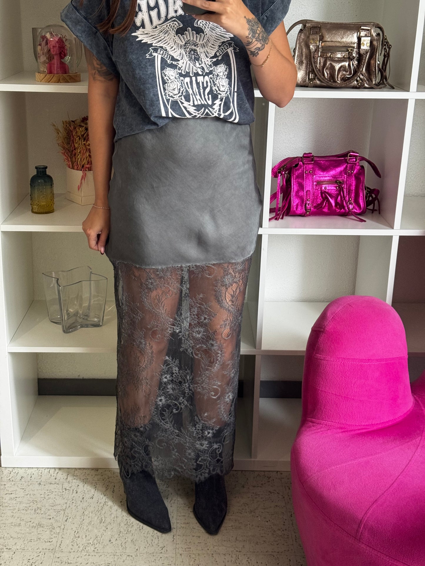 Jupe dentelle Margaux