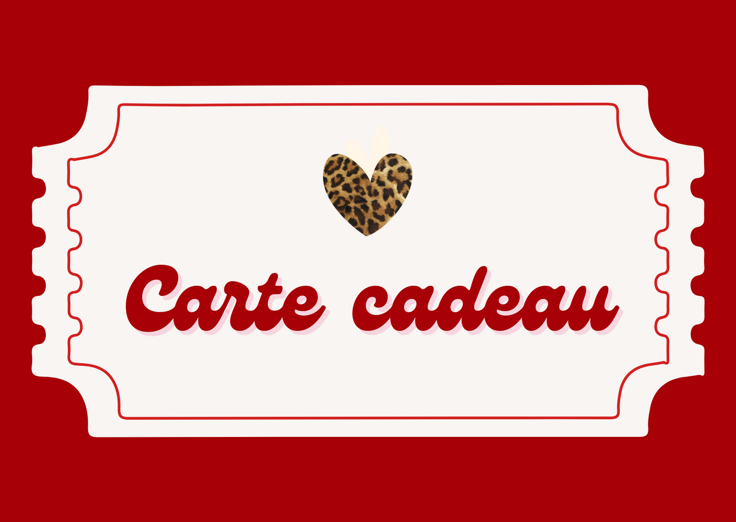 La carte cadeau ❤️